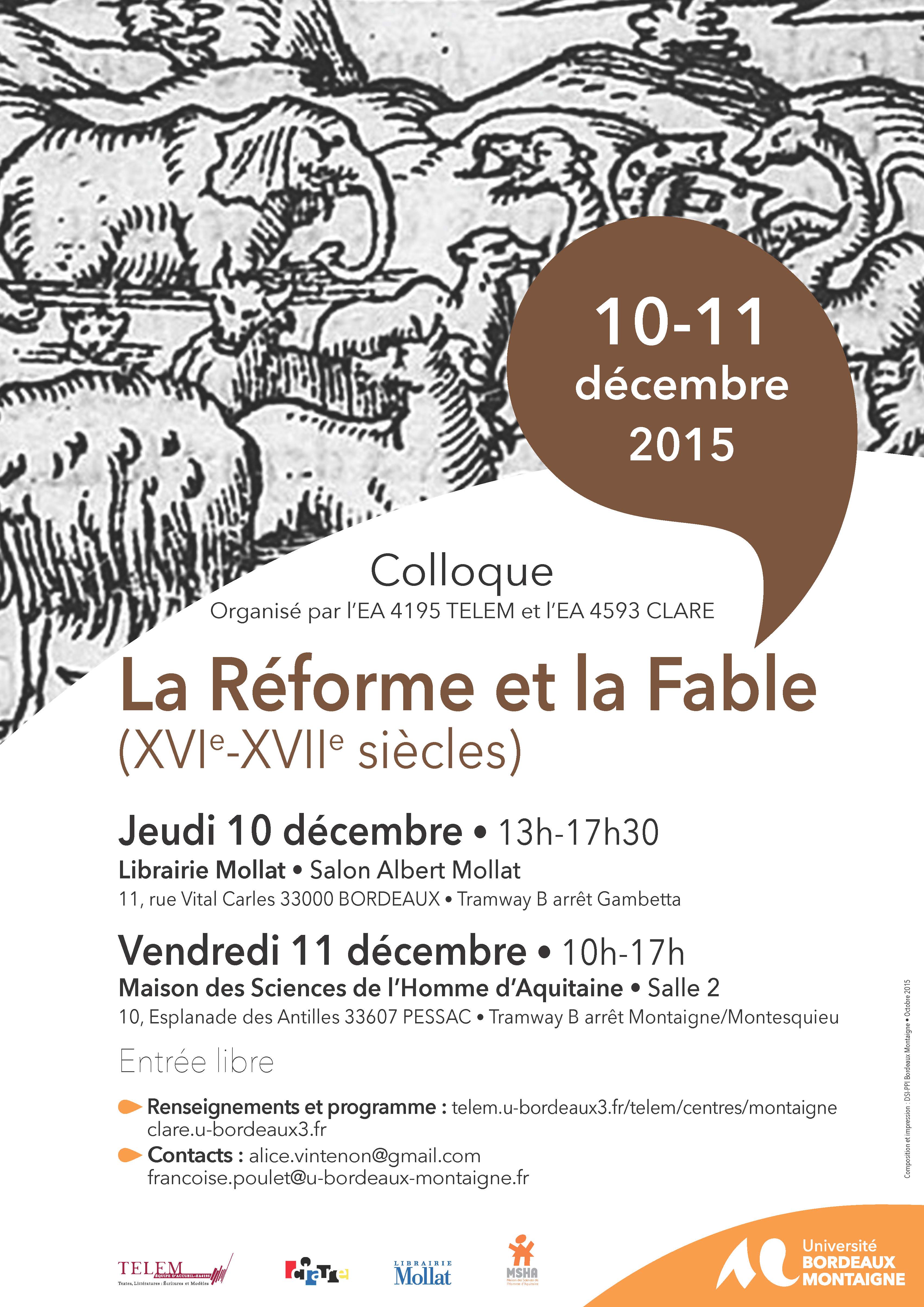 affiche reforme fable